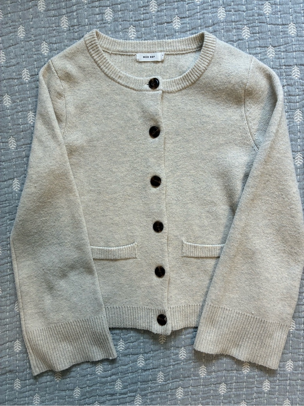Mod Ref Tyler Cardigan in Cream